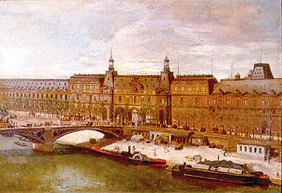 Almeida Junior Arredores do Louvre